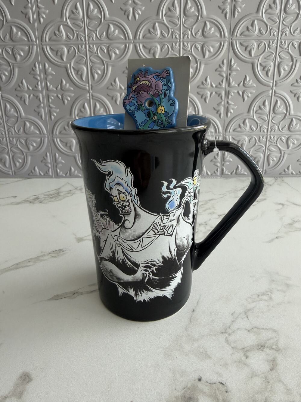 Disney Villains Hercules Hades Under World's Best Boss Mug & Spoon Set 19 oz NEW